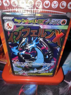 Pokemon TCG Mega Charizard EX Promo 023 Holo Card Near Mint Near Mint - Image 1