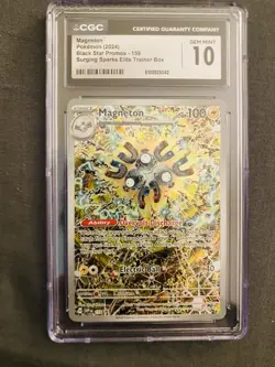 Pokemon TCG Magneton 159 CGC 10 Sv: Scarlet & Violet Promo Holo Card English - Image 1
