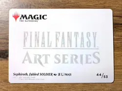 Magic MTG Final Fantasy Sephiroth, Fabled Soldier 44/53 Art Series Full Art - Image 2