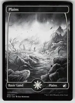 Plains () Normal L Innistrad: Midnight Hunt 269 NM - Image 1
