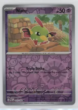 Natu Reverse Foil Pokemon Scarlet & Violet Paradox Rift (PAREN) #071 - Image 1