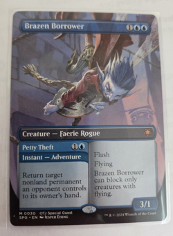 MTG, Brazen Borrower- (Borderless) Special Guests Regular NM - Image 1