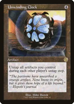 MTG Unwinding Clock The Brothers' War Retro Artifacts [BRR] #61 LP - Image 1