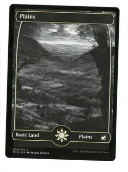 MTG Plains 268 Land Innistrad Midnight Hunt Magic The Gathering - Image 1