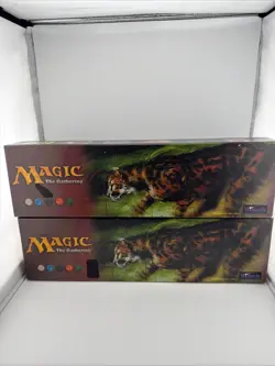 MTG Vintage Storage Box King Cheetah Multiverse Magic The Gathering X2 - Image 1