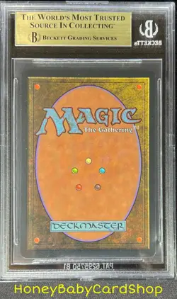 MTG Stronghold 1998 Acidic Sliver BGS 9.5Q (TRUE QUAD) GEM MINT Iconic Staple - Image 2
