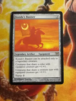 Champions of Kamigawa MTG Konda's Banner Magic MP/LP - Image 1