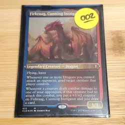 Firkraag, Cunning Instigator, Etched Foil THICK Stock Commander Magic MTG NM - Image 4