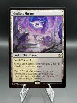 Wizards of the Coast Godless Shrine Edge of Eternities Rare Regular English #254 - Image 1