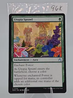 Utopia Sprawl #159 U RVR NM Regular English Mtg Enchantment Aura - Image 1