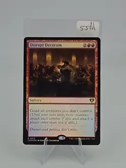 Disrupt Decorum CMM #215 FOIL Commander Masters Regular English Mtg - Image 2