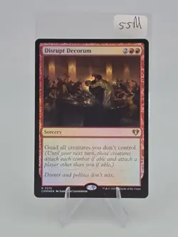 Disrupt Decorum CMM #215 FOIL Commander Masters Regular English Mtg - Image 3