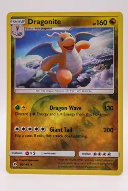Dragonite 96/149 Reverse Holo Rare Sun & Moon Pokemon 2017 NM-MT - Image 1