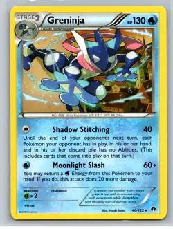Pokemon TCG - XY - BREAKpoint #40/122 Greninja - Image 1