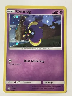 Pokemon TCG Cosmog SM Black Star Promo SM42 Promo Cosmos Holo Rare NM - Image 1
