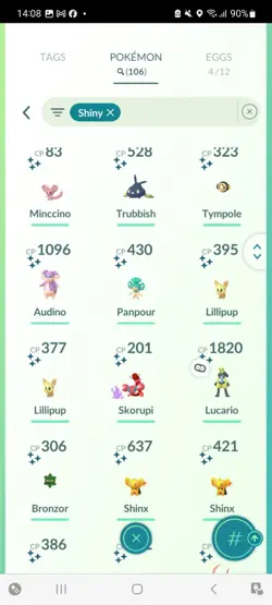 Pokemon Go (Stage 33) Shiny Lucario ( 106 Shinys ) ( 1.4 M ) - Image 4