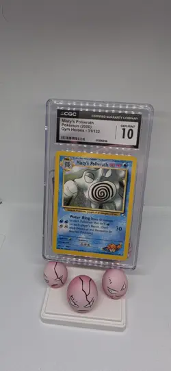 Pokemon Misty's Poliwrath Gym Heroes 31/132 Regular CGC Gem Mint 10 2000 - Image 1