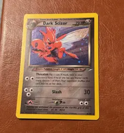 Pokemon TCG Dark Scizor 9/105 Neo Destiny Holo Rare 2000 English - Near Mint - Image 1