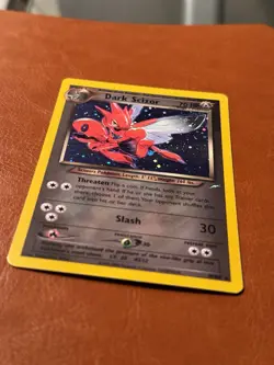 Pokemon TCG Dark Scizor 9/105 Neo Destiny Holo Rare 2000 English - Near Mint - Image 2