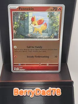 Fennekin 011/086 Chaos Rising Reverse Holo Pokemon TCG NM - Image 1