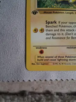 Pikachu 60/64 Jungle 1st Edition Non Holo 1999 Vintage WOTC Pokemon TCG - Image 5