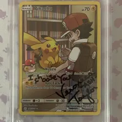 Pokemon 2019 Cosmic Eclipse Pikachu 241/236 Secret Holo Full Art DNA and PSA 9 - Image 2