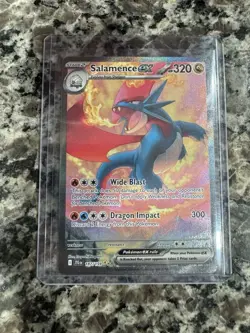 SALAMENCE EX SPECIAL ILLUSTRATION RARE POKEMON TCG 187/159 JOURNEY TOGETHER - Image 1