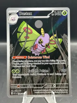 Pokemon Dustox Ascended Heroes 220/217 Full Art Holo 140 HP Stage 2 - Image 1
