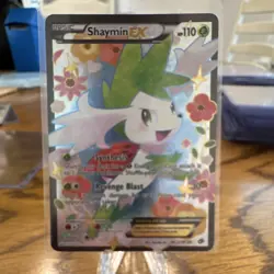 Pokemon TCG Shaymin EX 106/108 Roaring Skies Full Art Holo Ultra Rare 110HP - Image 2
