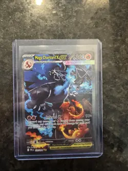 Pokemon Company Mega Charizard EX 125/094 Full Art Holo Ultra Rare 360 HP - Image 3