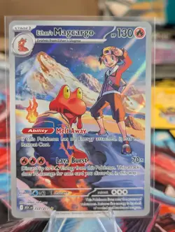 Pokemon TCG - Ethan's Magcargo, 222/217 Ascended Heroes, Illustration Rare - Image 1