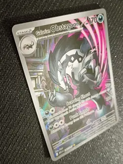 Galarian Obstagoon 245/217 IR Full Art Pokemon Mega Evolution Ascended Heroes NM - Image 2