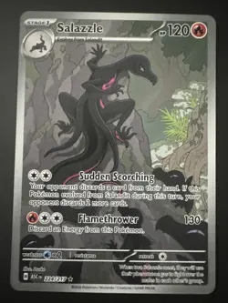 Salazzle 224/217 IR Ascended Heroes Mega Evolution English Pokemon - Image 1