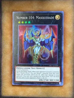 Yugioh Number 104: Masquerade OP27-EN010 Super Rare NM - Image 1