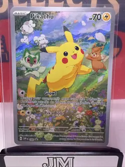 Pokemon TCG Pikachu #088 SVP Black Star Promo Holo Full Art English NM - Image 1