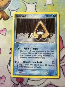 Snorunt 64/108 Regular Power Keepers Pokemon TCG CCG Nintendo Common 2007 LP - Image 1