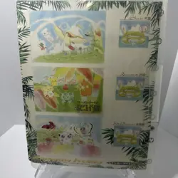 Pokemon Southern Islands Collection Japanese Rainbow Tropical Promo Binder. - Image 2