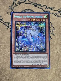 Yugioh Diabellze the Original Sinkeeper MP25-EN063 Prismatic Secret Rare NM - Image 1