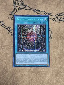 Yugioh The Hallowed Azamina MP25-EN112 1st Edition Prismatic Secret Rare NM - Image 1