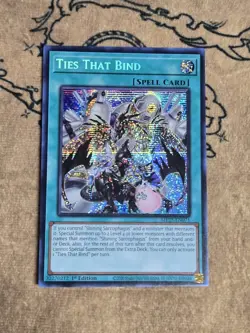 Yugioh Ties That Bind MP25-EN071 1st Edition Prismatic Secret Rare NM - Image 1