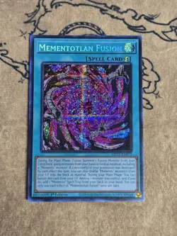 Yugioh Mementotlan Fusion MP25-EN073 1st Edition Prismatic Secret Rare NM - Image 1
