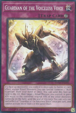 Yugioh - Guardian of the Voiceless Voice - MP25-EN396 - Common - NM/M - Image 1