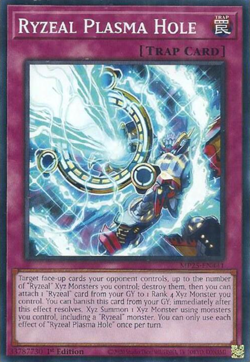 Yugioh - Ryzeal Plasma Hole - MP25-EN441 - Common - NM/M - Image 1