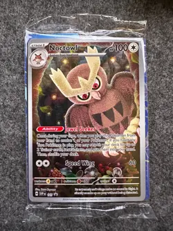 Noctowl Stellar Crown Black Star Promo Card SVP141 Near Mint Sealed - Image 1