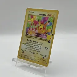 Birthday Pikachu 24 Celebrations Holo Black Star Promo Pokemon Card - Image 2