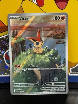 Pokemon TCG Victini Full Art Holo Black Star Promo Card 208 - Image 1