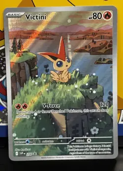Pokemon TCG Victini Full Art Holo Black Star Promo Card 208 - Image 2