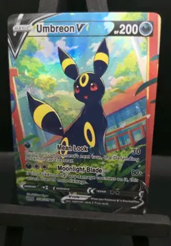 Pokemon Custom Holo Foil Card With Texture Umbreon V Full Art - Image 1