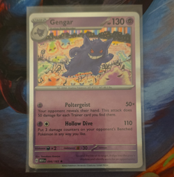 Pokemon Co. Gengar 094/165 SV Scarlet & Violet 151 Reverse Holo Rare Eng 130 HP - Image 1