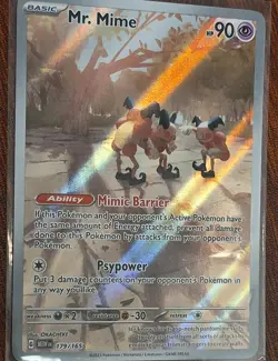 Mr. Mime 179/165 Illustration Rare 151 Pokemon Near Mint B174 - Image 2